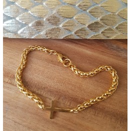 Gourmette croix