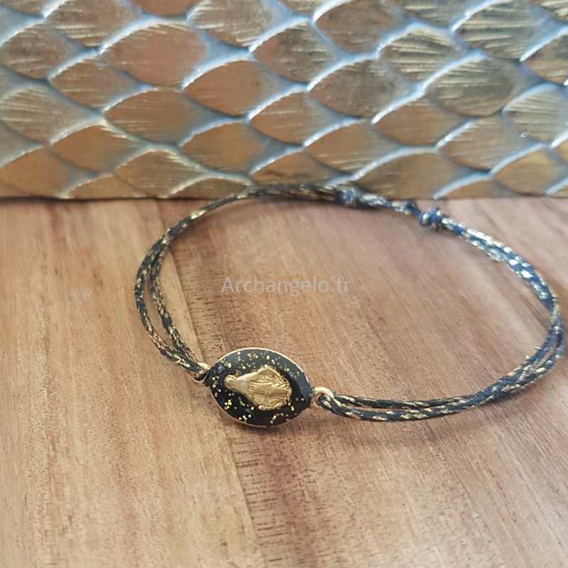 Bracelet médaille de la Vierge Marie.