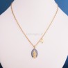 Pendentif médaille miraculeuse.