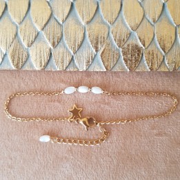 Bracelet nacre et étoile