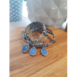 Bracelet coulissant médaille miraculeuse