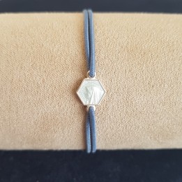 Bracelet Vierge Marie argenté et émaillé
