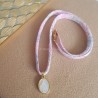 CollierLiberty et médaille miraculeuse en pure nacre.