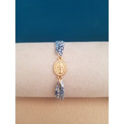 Bracelet Liberty coulissant médaille miraculeuse