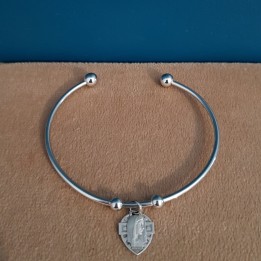 Bracelet jonc Vierge Marie.