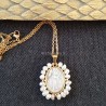 Pendentif médaille miraculeuse .
