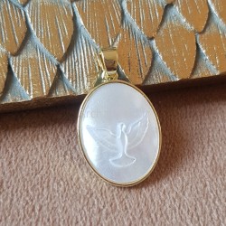 Médaille ovale du Saint Esprit
