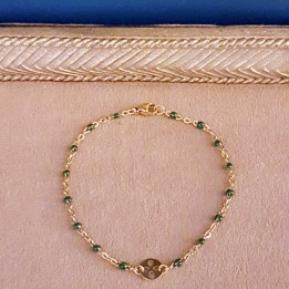 Bracelet rosace croix