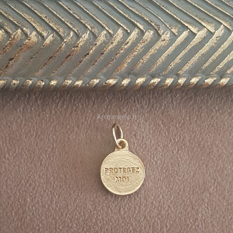 Médaille De L'Archange Saint Michel En Métal - Bijou Religieux, Cadeau Spirituel, Protection, 18mm