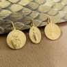 médaille miraculeuse plaqué or.