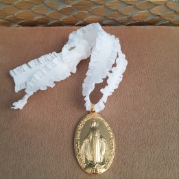 Médaille de berceau: médaille miraculeuse, cadeau baptême, parrain, marraine, cadeau de baptême, enfant de Dieu