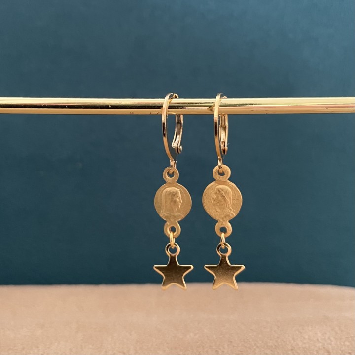 Boucles d'oreilles "céleste" – vue 2