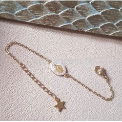 Bracelet médaille miraculeuse
