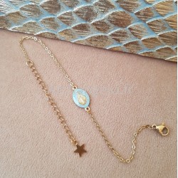 Bracelet médaille miraculeuse
