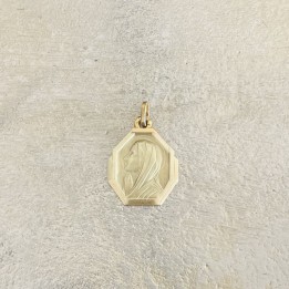 Médaille Vierge Marie Art Deco