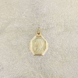 Médaille Vierge Marie Art Deco