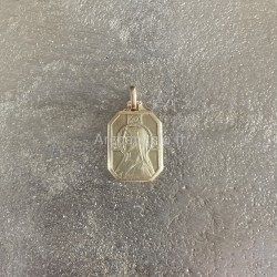 Médaille Vierge Marie Art Deco