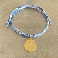 Bijoux religieux:bracelet coulissant Liberty du petit Jésus Roi d'Amour .