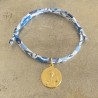 Bijoux religieux:bracelet coulissant Liberty du petit Jésus Roi d'Amour .