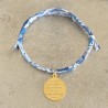 Bijoux religieux:bracelet coulissant Liberty du petit Jésus Roi d'Amour .