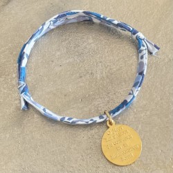 Bijoux religieux:bracelet coulissant Liberty du petit Jésus Roi d'Amour .