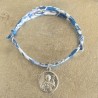 Bijoux religieux:bracelet coulissant Liberty du petit Jésus Roi d'Amour .