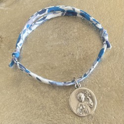 Bijoux religieux:bracelet coulissant Liberty du petit Jésus Roi d'Amour .