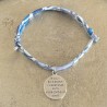 Bijoux religieux:bracelet coulissant Liberty du petit Jésus Roi d'Amour .