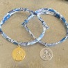 Bijoux religieux:bracelet coulissant Liberty du petit Jésus Roi d'Amour .