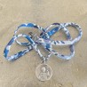 Pendentif Liberty et médaille miraculeuse.