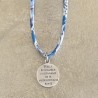 Pendentif Liberty et médaille miraculeuse.