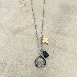 Collier Virgo Maria, le collier religieux marial collier médaille mariale