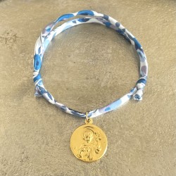 Bijoux religieux:bracelet coulissant Liberty du petit Jésus Roi d'Amour .