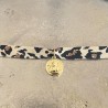 Bijoux religieux: bracelet médaille ange plaqué or et Liberty Tartan
