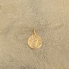 Médaille du scapulaire plaqué or.