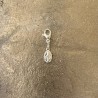 Médaille miraculeuse et mousqueton argent massif.
