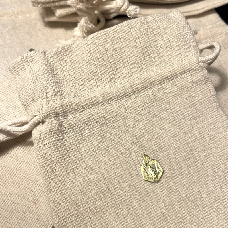 Pochette médaille de la Vierge Marie.