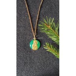 Collier du scapulaire de Notre Dame.