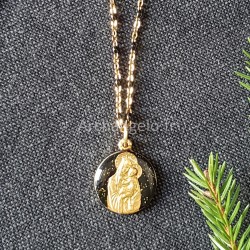 Collier du scapulaire de Notre Dame.