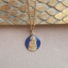 Collier du scapulaire de Notre Dame.