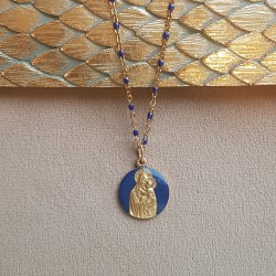 Collier du scapulaire de Notre Dame.