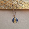 Collier du scapulaire de Notre Dame.