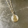 Collier du scapulaire de Notre Dame.