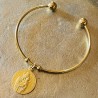 Le bijoux religieux par excellence : leBracelet jonc scapulaire.