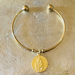 Le bijoux religieux par excellence : leBracelet jonc scapulaire.