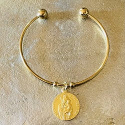 Le bijoux religieux par excellence : leBracelet jonc scapulaire.