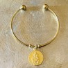 Le bijoux religieux par excellence : leBracelet jonc scapulaire.