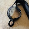 Bracelet médaille miraculeuse sur pierre d’onyx.