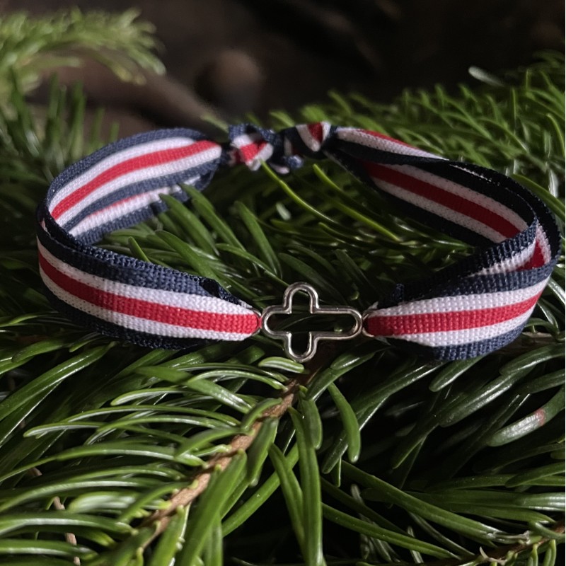 Bracelet homme médaille miraculeuse argent.