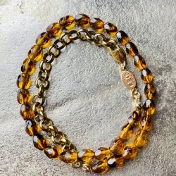 Bracelet religieux en émaux de Briare et sa jolie  médaille miraculeuse.